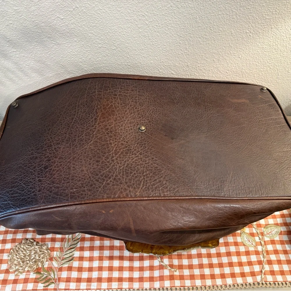 NEW Moor and Giles Benedict Weekend Bag in Titan Milled Brown - Picture 16 of 16